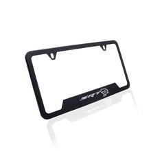 Load image into Gallery viewer, Brand New Universal 1PCS SRT Hellcat Metal Black License Plate Frame