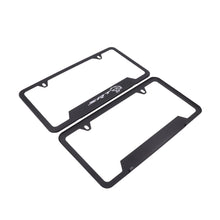 Load image into Gallery viewer, Brand New Universal 1PCS SRT Hellcat Metal Black License Plate Frame