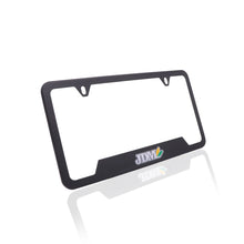 Load image into Gallery viewer, Brand New Universal 1PCS JDM BEGINNER LEAF Metal Black License Plate Frame