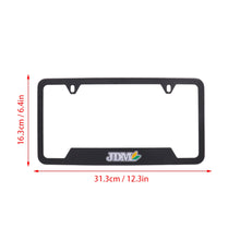 Load image into Gallery viewer, Brand New Universal 1PCS JDM BEGINNER LEAF Metal Black License Plate Frame