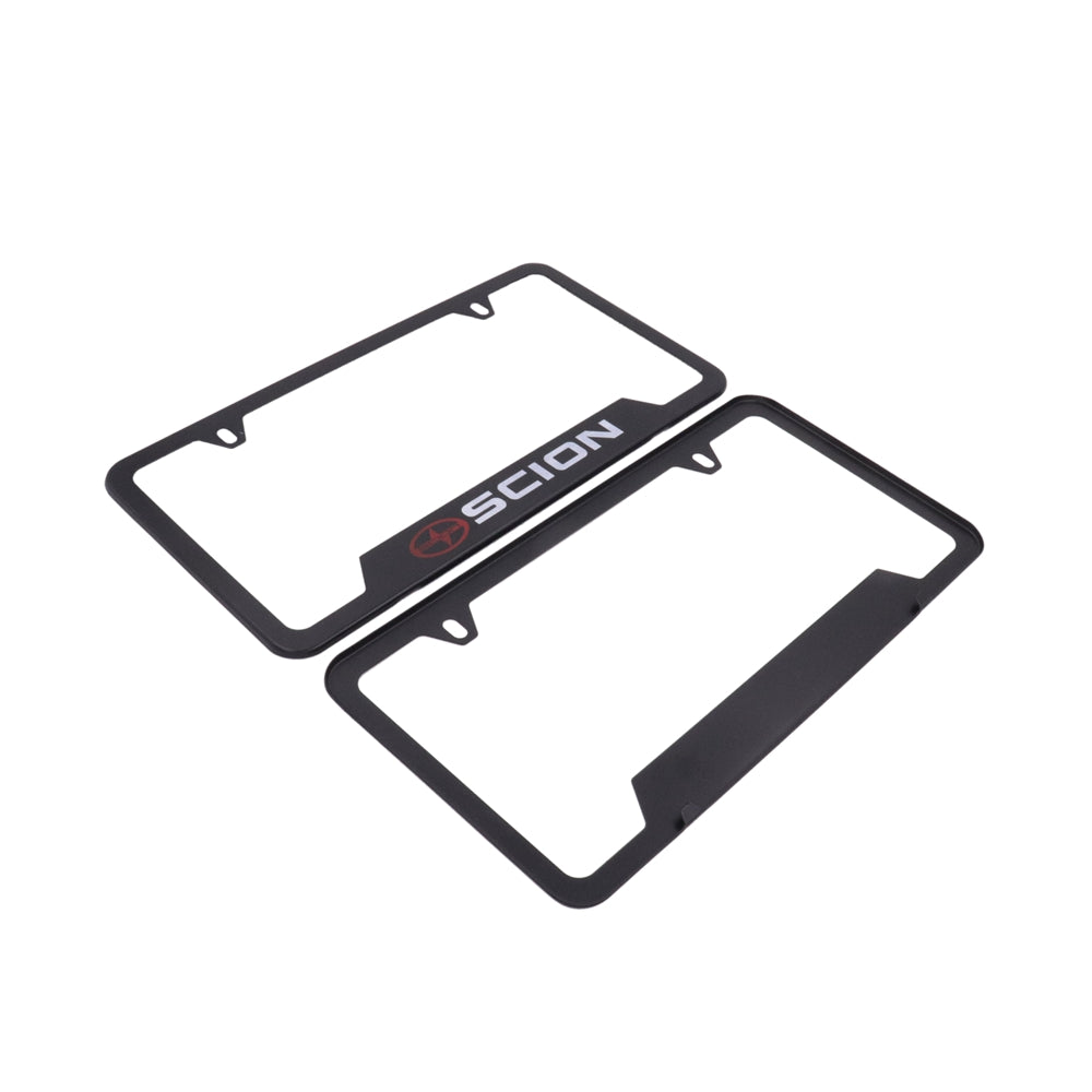 Brand New Universal 1PCS SCION Metal Black License Plate Frame