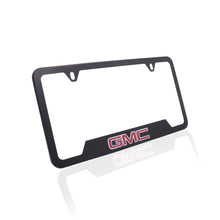 Load image into Gallery viewer, Brand New Universal 1PCS GMC Metal Black License Plate Frame