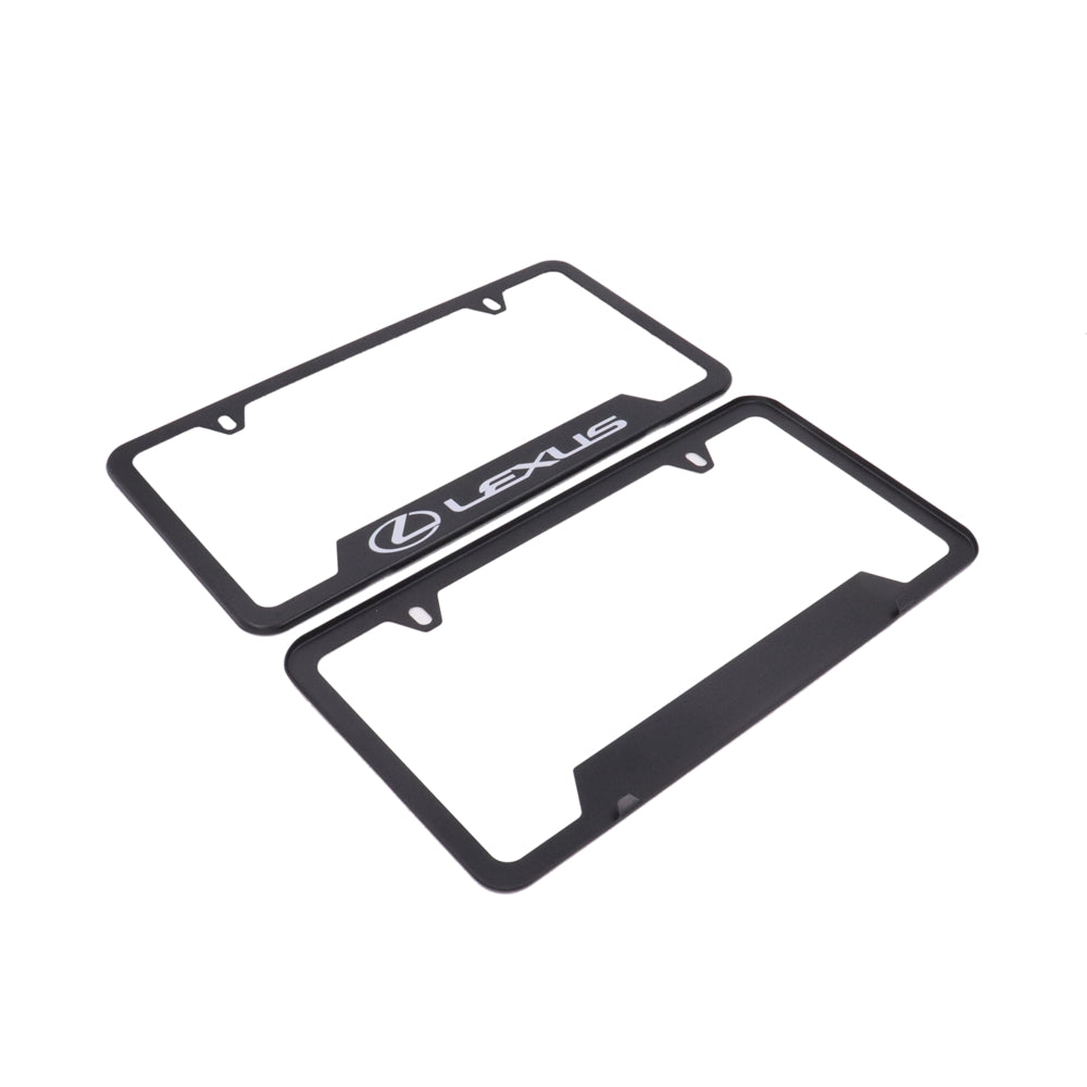 Brand New Universal 1PCS LEXUS Metal Black License Plate Frame