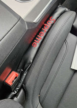 Load image into Gallery viewer, BRAND NEW UNIVERSAL 2PCS SUPREME RED Car Seat Gap Filler Universal Fit Organizer Stop Things from Dropping Under