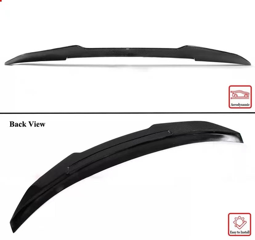 BRAND NEW 2021-2024 BMW G26 430i GRAN COUPE i4 REAL CARBON FIBER PSM STYLE TRUNK SPOILER