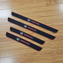 Load image into Gallery viewer, Brand New 4PCS Universal Honda Red Rubber Car Door Scuff Sill Cover Panel Step Protector