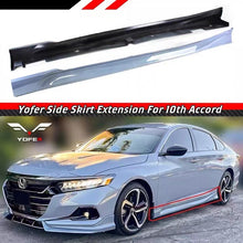 Load image into Gallery viewer, Brand New Yofer 2018-2022 Honda Accord Sonic Grey Pearl Add-On Side Skirt Extensions Splitter