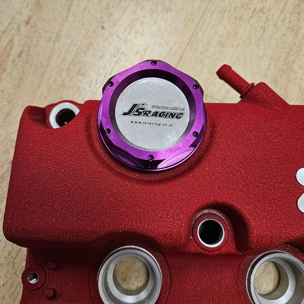 Brand New J'S RACING Purple Engine Oil Fuel Filler Cap Billet For Honda / Acura