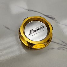 Load image into Gallery viewer, Brand New J&#39;S RACING Gold Engine Oil Fuel Filler Cap Billet For Honda / Acura