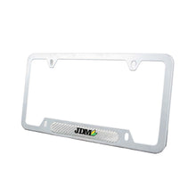 Load image into Gallery viewer, Brand New Universal 1PCS JDM BEGINNER LEAF Silver Metal License Plate Frame