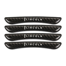 Load image into Gallery viewer, Brand New 4PCS Lincoln Real Carbon Fiber Anti Scratch Badge Car Door Handle Cover Trim