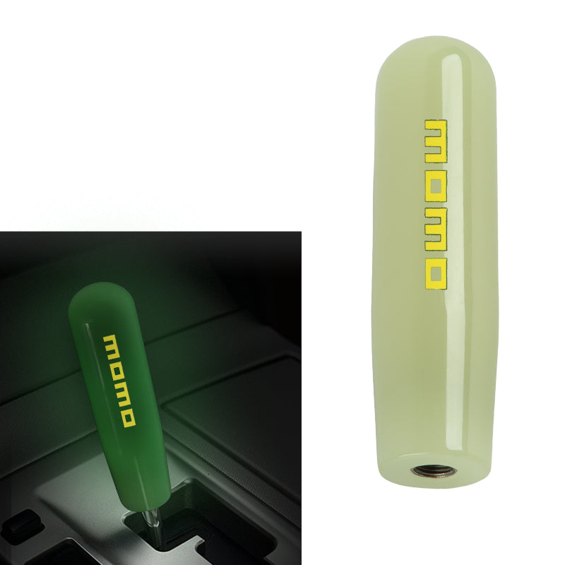 Brand New 15CM Momo Universal Glow In the Dark Green Manual Long Stick Shift Knob M8 M10 M12 Adapter