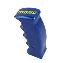 Load image into Gallery viewer, Brand New Momo Universal Blue Aluminum Slotted Pistol Grip Handle Manual Gear Shift Knob Shifter M8 M10 M12