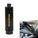 BRAND NEW UNIVERSAL 1PCS MOMO Real Carbon Fiber Car Aluminum Black Handle Hand Brake Sleeve Protector Fitment Cover