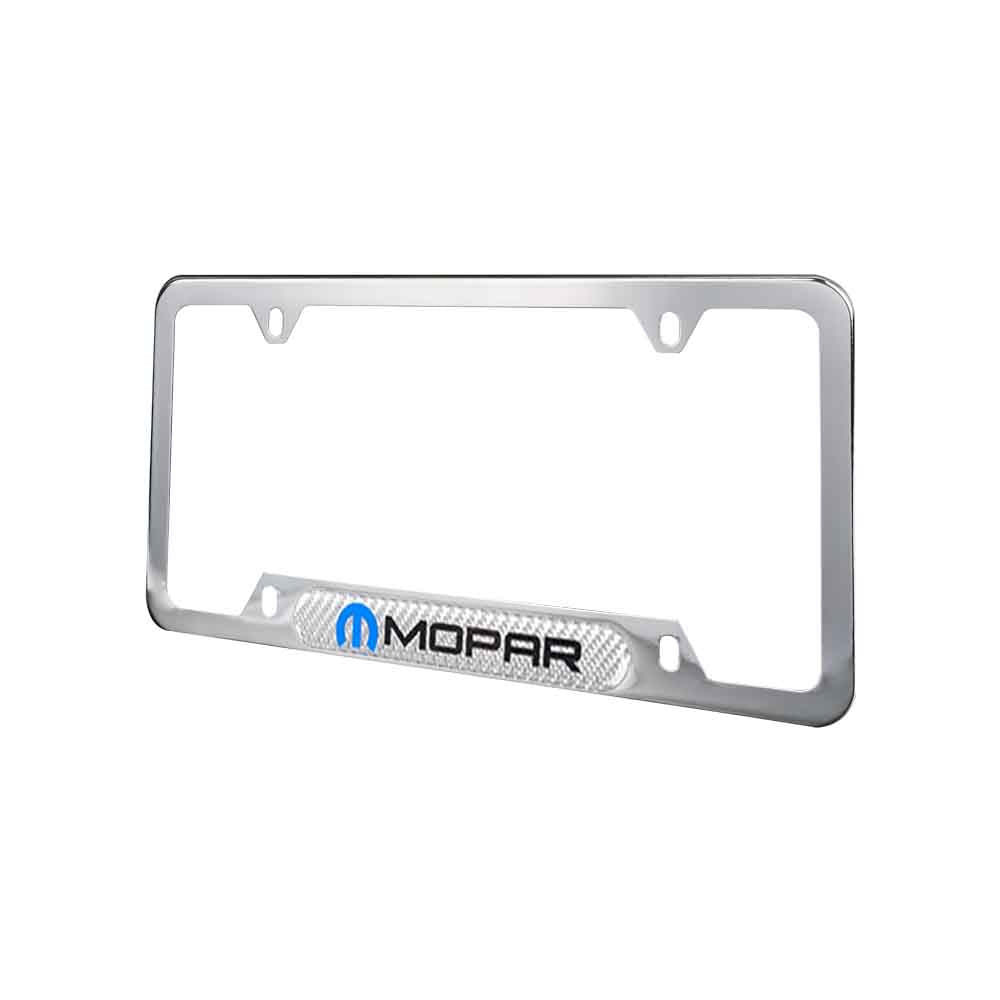 Brand New Universal 1PCS Mopar Chrome Metal License Plate Frame