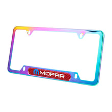 Load image into Gallery viewer, Brand New Universal 1PCS Mopar Neo Chrome Metal License Plate Frame