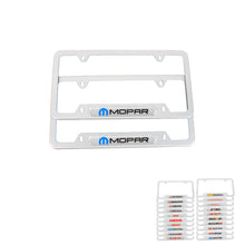 Load image into Gallery viewer, Brand New Universal 1PCS Mopar Silver Metal License Plate Frame