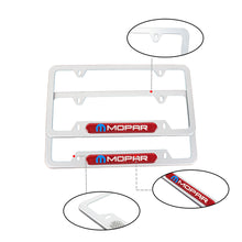 Load image into Gallery viewer, Brand New Universal 1PCS MOPAR Silver Metal License Plate Frame