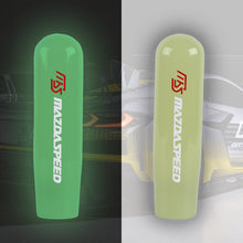 Load image into Gallery viewer, Brand New 15CM Mazdaspeed Universal Glow In the Dark Green Manual Long Stick Shift Knob M8 M10 M12 Adapter