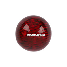 Load image into Gallery viewer, Brand New Universal Mazdaspeed Car Gear Shift Knob Round Ball Shape Red Real Carbon Fiber M8 M10 M12