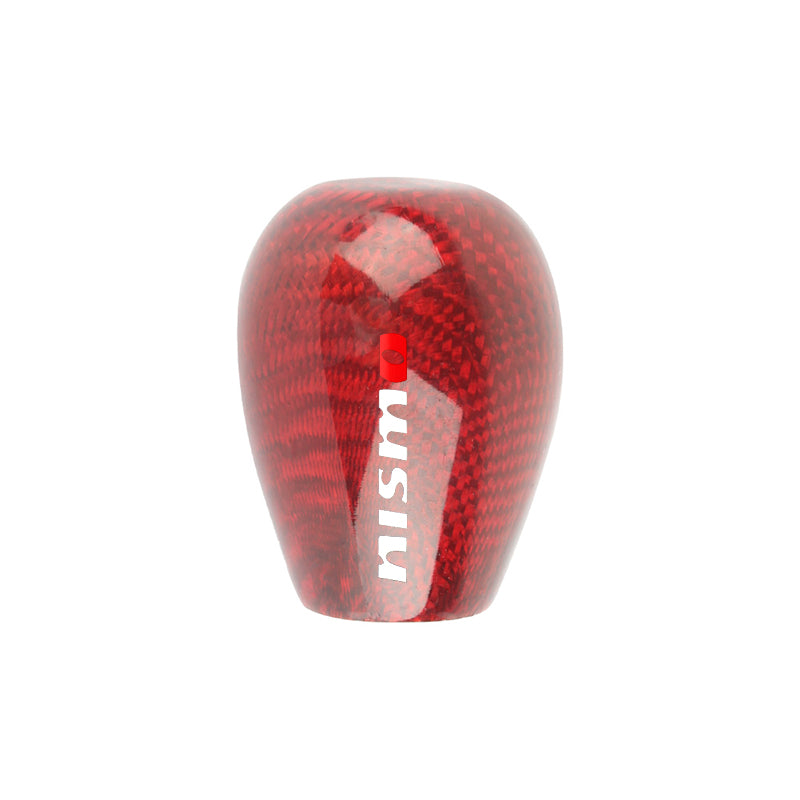 Brand New Universal Nismo Red Real Carbon Fiber Manual Gear Stick Shift Knob Shifter M8 M10 M12