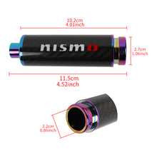 Load image into Gallery viewer, BRAND NEW UNIVERSAL 1PCS NISMO Real Carbon Fiber Car Aluminum Neo Chrome Handle Hand Brake Sleeve Protector Fitment Cover