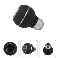 Load image into Gallery viewer, Brand New Universal Leather Nismo Silver &amp; Black Ball Manual Car Gear Shift Knob MT Manual Shifter M8 M10 M12