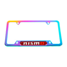 Load image into Gallery viewer, Brand New Universal 1PCS Nismo Neo Chrome Metal License Plate Frame