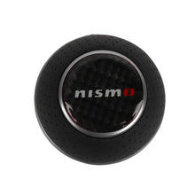 Load image into Gallery viewer, Brand New Universal Leather Nismo Silver &amp; Black Ball Manual Car Gear Shift Knob MT Manual Shifter M8 M10 M12