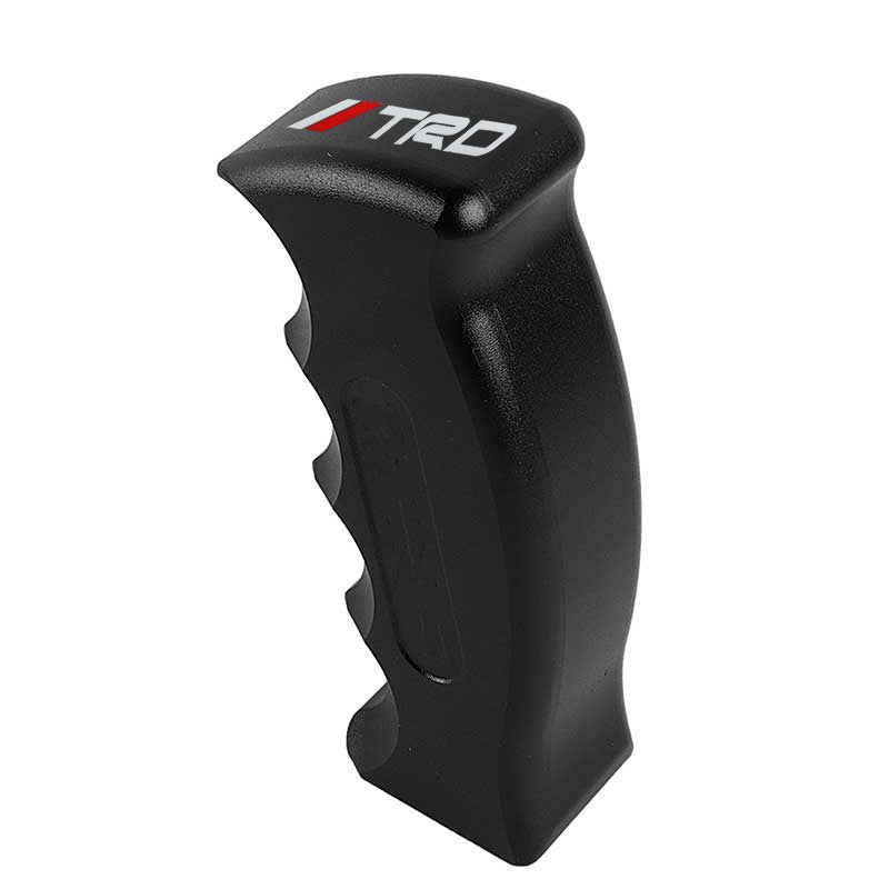 Brand New TRD Universal Black Aluminum Slotted Pistol Grip Handle Manual Gear Shift Knob Shifter M8 M10 M12