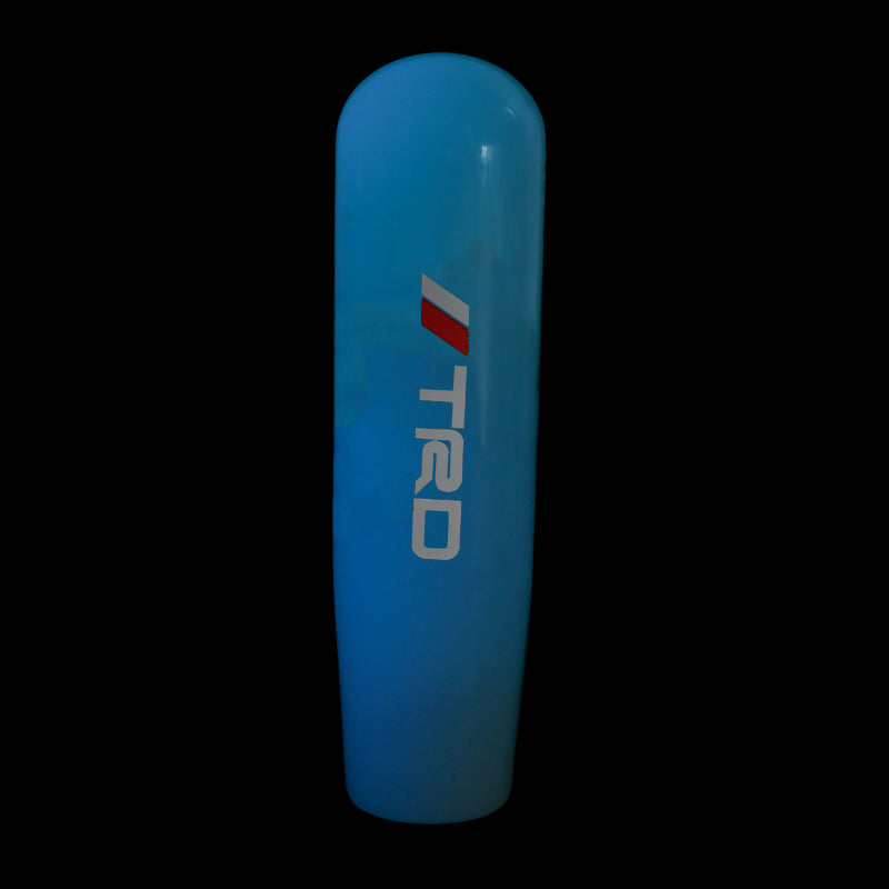 Brand New 15CM TRD Glow in the Dark Blue Manual Car Gear Long Stick Shift Knob Shifter M8 M10 M12