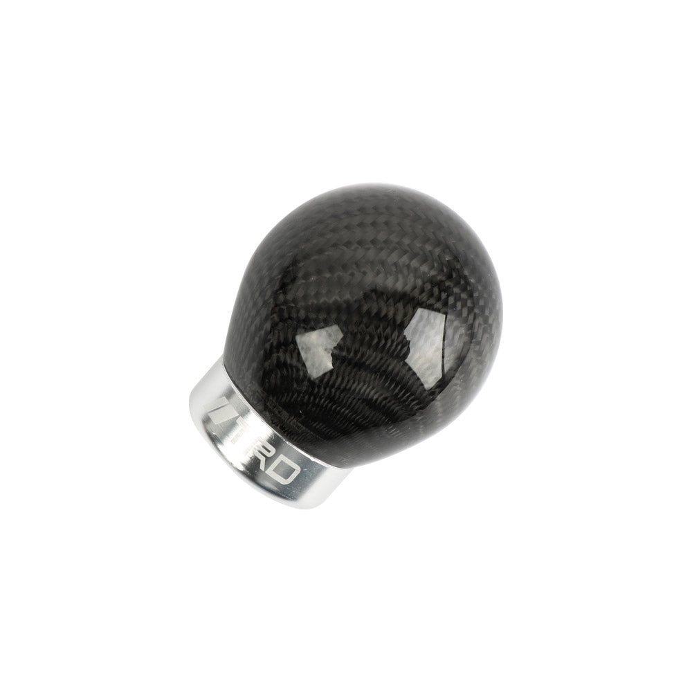 Brand New TRD Universal Real Carbon Fiber Round Ball Manual Car Racing Gear Shift Knob Shifter M12 M10 M8