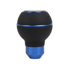 Load image into Gallery viewer, Brand New Universal Leather TRD Blue &amp; Black Ball Manual Car Gear Shift Knob MT Manual Shifter M8 M10 M12