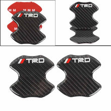 Load image into Gallery viewer, BRAND NEW UNIVERSAL 2PCS TRD REAL CARBON FIBER ANTI-SCRATCH DOOR HANDLE PROTECTOR