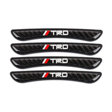 Load image into Gallery viewer, Brand New 4PCS TRD Real Carbon Fiber Anti Scratch Badge Car Door Handle Cover Trim