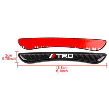 Load image into Gallery viewer, Brand New 4PCS TRD Real Carbon Fiber Anti Scratch Badge Car Door Handle Cover Trim