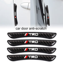 Load image into Gallery viewer, Brand New 4PCS TRD Real Carbon Fiber Anti Scratch Badge Car Door Handle Cover Trim