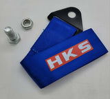 Brand New HKS High Strength Blue Tow Towing Strap Hook For Front / REAR BUMPER JDM