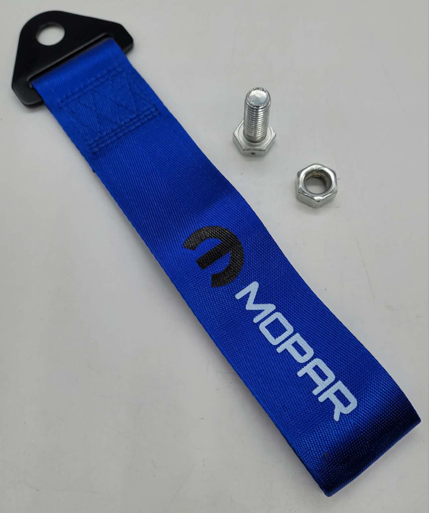 Brand New Mopar High Strength Blue Tow Towing Strap Hook For Front / REAR BUMPER JDM