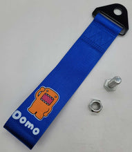 Load image into Gallery viewer, Brand New Domo High Strength Blue Tow Towing Strap Hook For Front / REAR BUMPER JDM