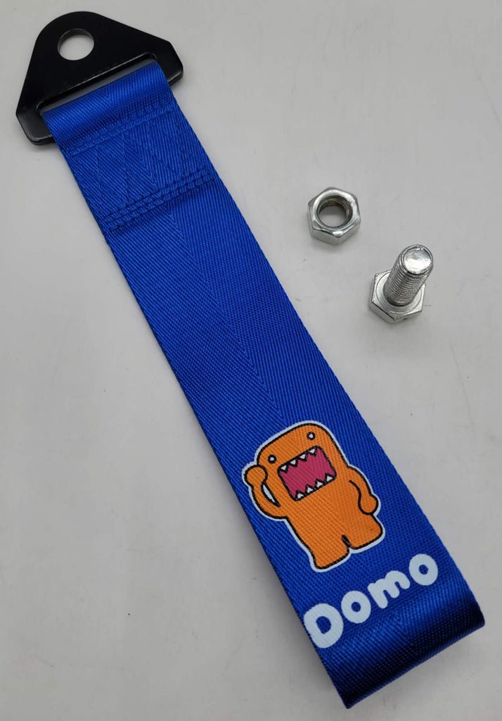 Brand New Domo High Strength Blue Tow Towing Strap Hook For Front / REAR BUMPER JDM