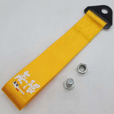 Brand New Mugen Race High Strength Gold Tow Towing Strap Hook For Front / REAR BUMPER JDM