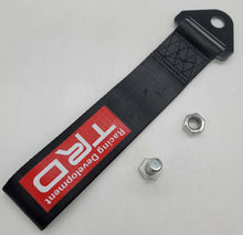 Load image into Gallery viewer, Brand New TRD High Strength Black Tow Towing Strap Hook For Front / REAR BUMPER JDM