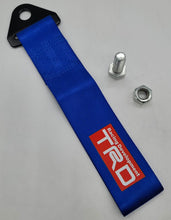 Load image into Gallery viewer, Brand New TRD High Strength Blue Tow Towing Strap Hook For Front / REAR BUMPER JDM