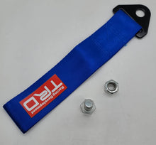 Load image into Gallery viewer, Brand New TRD High Strength Blue Tow Towing Strap Hook For Front / REAR BUMPER JDM