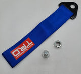 Brand New TRD High Strength Blue Tow Towing Strap Hook For Front / REAR BUMPER JDM