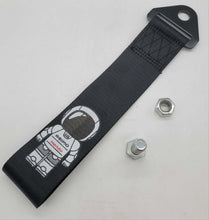 Load image into Gallery viewer, Brand New Asimo High Strength Black Tow Towing Strap Hook For Front / REAR BUMPER JDM