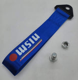 Brand New Nismo High Strength Blue Tow Towing Strap Hook For Front / REAR BUMPER JDM