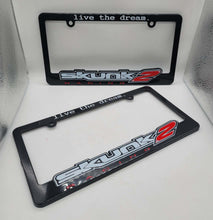 Load image into Gallery viewer, Brand New Universal 2PCS SKUNK2 ABS Plastic Black License Plate Frame Cover