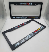 Load image into Gallery viewer, Brand New Universal 2PCS MUGEN RR ABS Plastic Black License Plate Frame Cover